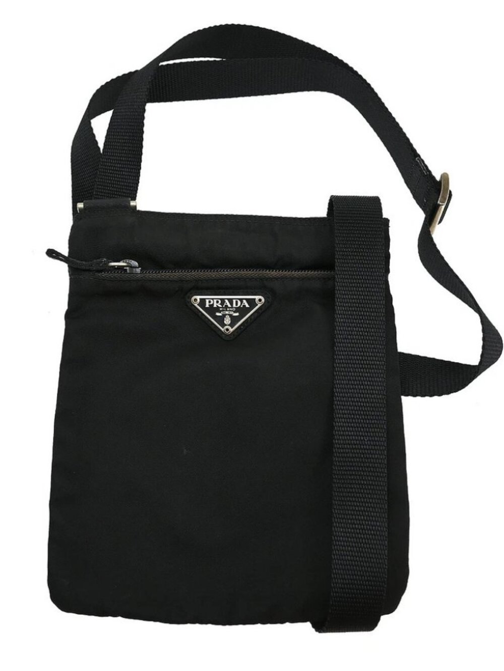 Prada Black Nylon Shoulder Bag